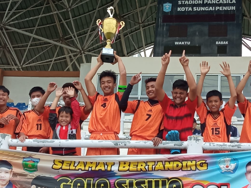 SMP Negeri 3 Sungai Penuh Juara Liga Pelajar Gala Siswa Indonesia (GSI) Tk. SMP Kota Sungai Penuh