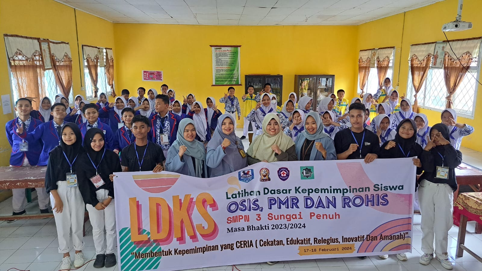 Latihan Dasar Kepemimpinan Siswa (LDKS) SMP Negeri 3 Sungai Penuh